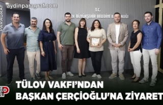TÜLOV Vakfı’ndan Başkan Çerçioğlu'na...