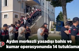 Aydın merkezli yasadışı bahis ve kumar operasyonunda...