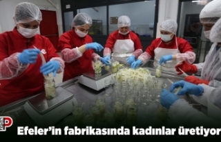 Efeler’in fabrikasında kadınlar üretiyor