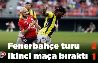 Fenerbahçe turu ikinci maa bıraktı