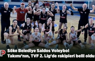 Söke Belediye Saldos Voleybol Takımı’nın, TVF...