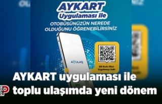 AYKART uygulaması ile toplu ulaşımda yeni dönem