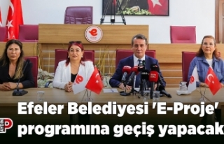 Efeler Belediyesi 'E-Proje' programına...