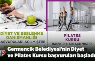 Germencik Belediyesi'nin Diyet ve Pilates Kursu...