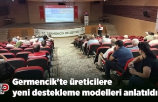 Germencik'te üreticilere yeni destekleme modelleri...
