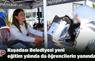 Kuşadası Belediyesi yeni eğitim yılında da öğrencilerin...