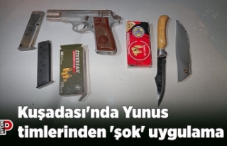 Kuşadası'nda Yunus timlerinden 'şok'...