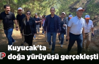 Kuyucak'ta doğa yürüyüşü gerçekleşti