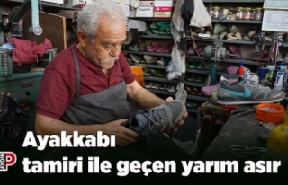 Ayakkabı tamiri ile geçen yarım asır