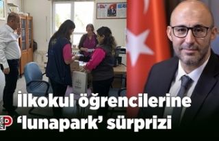 İlkokul öğrencilerine ‘lunapark’ sürprizi