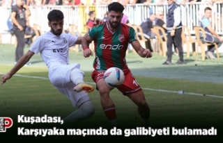 Kuşadası, Karşıyaka maçında da galibiyeti bulamadı