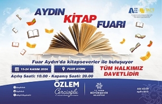 Aydın Kitap Fuarı Başlıyor
