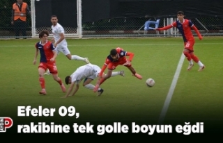 Efeler 09, rakibine tek golle boyun eğdi