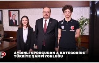 AYDINLI SPORCUDAN 6 KATEGORİDE TÜRKİYE ŞAMPİYONLUĞU