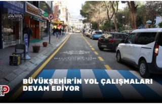 Büyükşehir’in yol çalışmaları devam ediyor