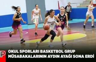 OKUL SPORLARI BASKETBOL GRUP MÜSABAKALARININ AYDIN...