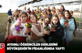 AYDINLI ÖĞRENCİLER DERLERİNİ BÜYÜKŞEHİR’İN...