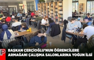 BAŞKAN ÇERÇİOĞLU’NUN ÖĞRENCİLERE ARMAĞANI...