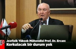 Jeofizik Yüksek Mühendisi Prof. Dr. Ercan: Korkulacak...