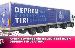 AYDIN BÜYÜKŞEHİR BELEDİYESİ’NDEN DEPREM SİMÜLATÖRÜ