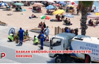 BAŞKAN ÇERÇİOĞLU’NDAN DİDİM’E ESTETİK...