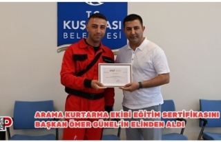 KUŞADASI BELEDİYESİ ARAMA KURTARMA EKİBİ EĞİTİM...