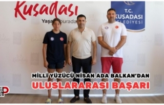 MİLLİ YÜZÜCÜ NİSAN ADA BALKAN'DAN ULUSLARARASI...