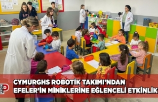CYMURGHS ROBOTİK TAKIMI’NDAN EFELER’İN MİNİKLERİNE...