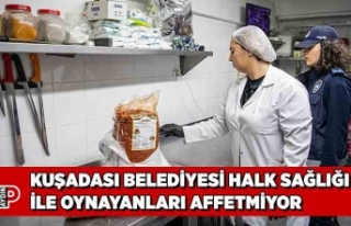 KUŞADASI BELEDİYESİ HALK SAĞLIĞI İLE OYNAYANLARI...