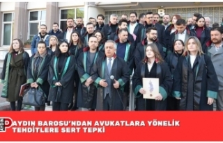 Aydın Barosu’ndan Avukatlara Yönelik Tehditlere...