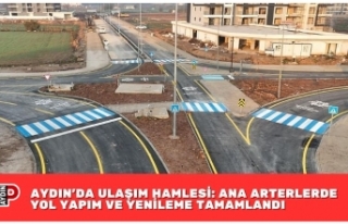 AYDIN’DA ULAŞIM HAMLESİ: ANA ARTERLERDE YOL YAPIM...
