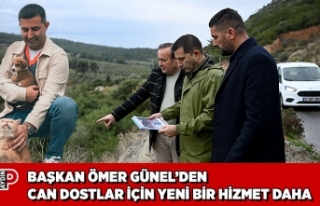 BAŞKAN ÖMER GÜNEL’DEN CAN DOSTLAR İÇİN YENİ...