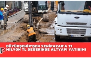 BÜYÜKŞEHİR’DEN YENİPAZAR’A 11 MİLYON TL...
