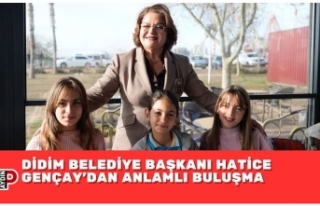 DİDİM BELEDİYE BAŞKANI HATİCE GENÇAY’DAN ANLAMLI...