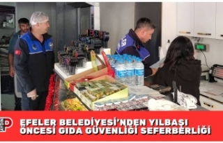 EFELER BELEDİYESİ’NDEN YILBAŞI ÖNCESİ GIDA...
