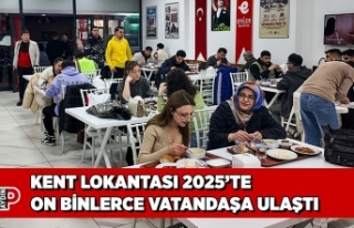 KENT LOKANTASI 2025’TE ON BİNLERCE VATANDAŞA ULAŞTI