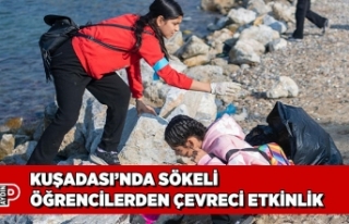 KUŞADASI’NDA SÖKELİ ÖĞRENCİLERDEN ÇEVRECİ...