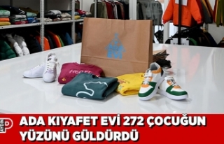 ADA KIYAFET EVİ 272 ÇOCUĞUN YÜZÜNÜ GÜLDÜRDÜ