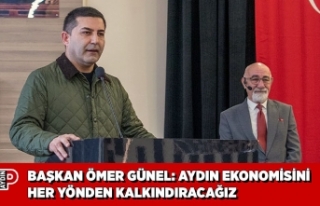 BAŞKAN ÖMER GÜNEL: AYDIN EKONOMİSİNİ HER YÖNDEN...