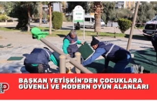 BAŞKAN YETİŞKİN’DEN ÇOCUKLARA GÜVENLİ VE...