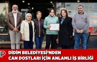 DİDİM BELEDİYESİ’NDEN CAN DOSTLARI İÇİN ANLAMLI...