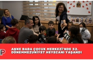 ANNE BABA ÇOCUK MERKEZİ’NDE 32. DÖNEMMEZUNİYET...