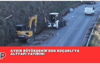 AYDIN BÜYÜKŞEHİR’DEN KOÇARLI’YA ALTYAPI YATIRIMI