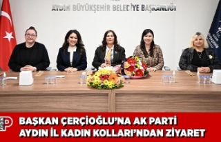 BAŞKAN ÇERÇİOĞLU’NA AK PARTİ AYDIN İL KADIN...