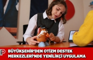 BÜYÜKŞEHİR’DEN OTİZM DESTEK MERKEZLERİ’NDE...