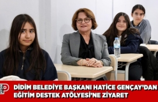 DİDİM BELEDİYE BAŞKANI HATİCE GENÇAY’DAN EĞİTİM...