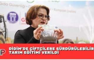 DİDİM’DE ÇİFTÇİLERE SÜRDÜRÜLEBİLİR TARIM...