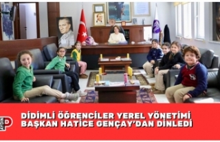 DİDİMLİ ÖĞRENCİLER YEREL YÖNETİMİ BAŞKAN...