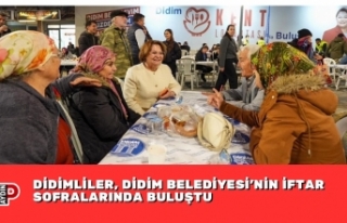 DİDİMLİLER, DİDİM BELEDİYESİ’NİN İFTAR...