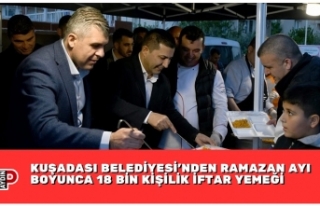 KUŞADASI BELEDİYESİ'NDEN RAMAZAN AYI BOYUNCA...